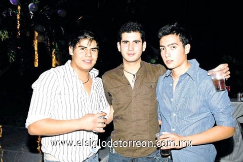 Ale Murra, Ismael Sánchez y Mino Siller.