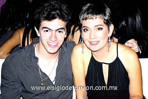 Amín Jáidar y Paulina Meza.