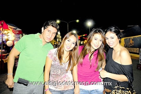 Salvador de la O., Brenda Estrada, Norma de la Fuente y Miriam Carrasco.