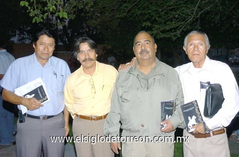 12102010 Abdón Rodríguez, Prócoro Miranda, Roberto Treviño y Francisco Meraz.