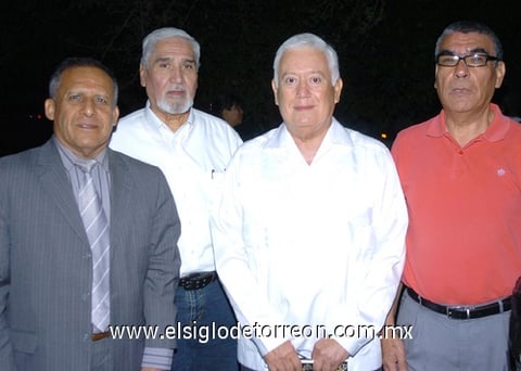 12102010 Fernando Rangel, José García, Jesús Sotomayor y  Alfredo Rojas.