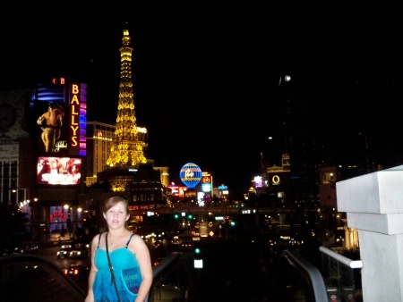 En las Vegas de noche, octubre de 2010. Fotografía enviada por Pamela Contreras Torres.