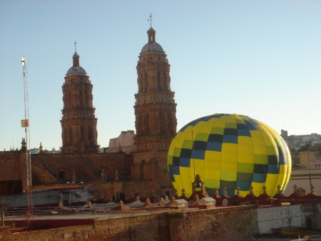 Festival del Globo Zacatecas mayo 2010. Fotografía enviada por Carlos.