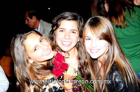 María, Patricia y Laura.