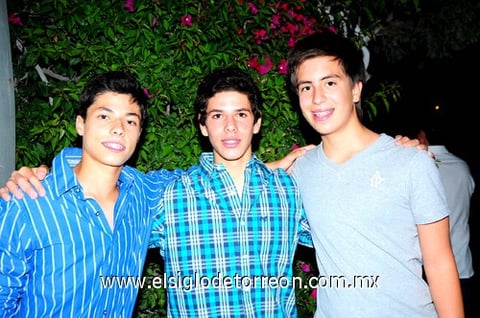Jesús, Afife y Beto.