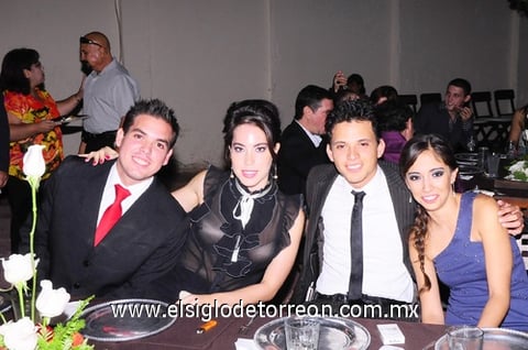 26102010  David Ortiz Contreras, Sandra Kelly, Roberto Aguirre y Talía Zárate.
