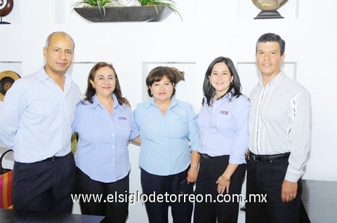 26102010 Tomás Galván, Rosy Jaime, Brenda Álvarez, Antonia Luna y Jesús Medrano.