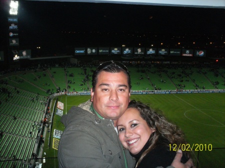 Estadio corona enamoradotes 12-02-2010.  Fotografía enviada por Cesar.