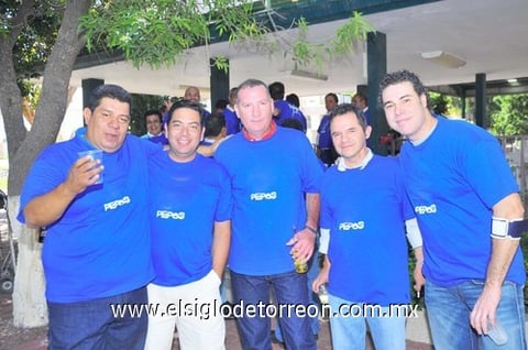 01112010 Esteban Castillo, Luis López, Carlos Aguilera, Fernando Salcedo y Javier Colsa. EL SIGLO DE TORREÓN/ ÉRICK SOTOMAYOR