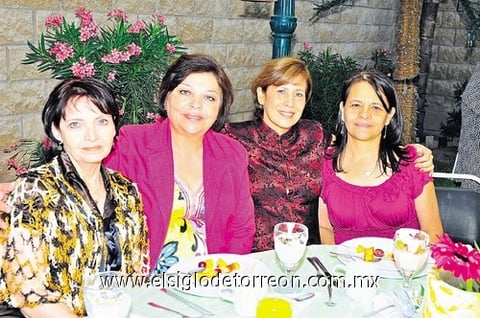 07112010 Olga Cabello de Villarreal, Alicia Reyes de Maycotte, Lilia Morales de Aguilar y Gladis Aguirre Balza.