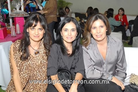 Paty Castro, Mónica Ramírez y Martha Leal.