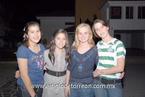 Mariela, Susy, María y Amelia.