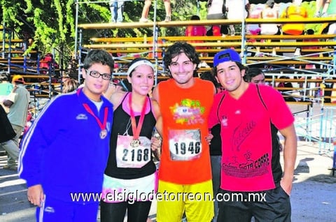 Omar Vallejo, Kenia Vallejo, Ulises Zertuche y Samir Vallejo.