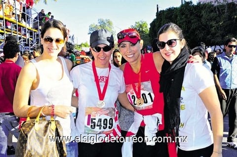 Pamela, Angélica, Isabel y Angélica.