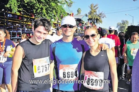 Jaime, Jaime papá e Iveth.