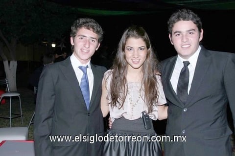 Fernando, Catalina y Jorge.