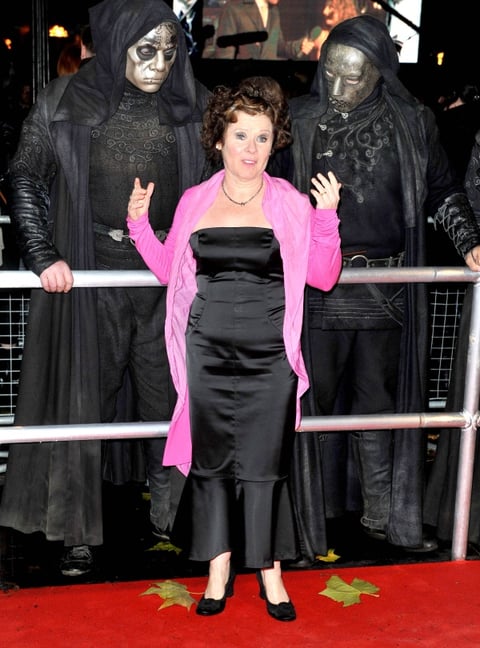 Imelda Staunto en la alfombra roja.