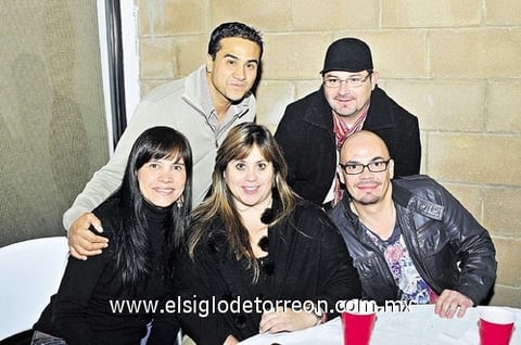14112010 Maru Garay, Lupe Villarreal, Juan Muñoz, Nassa Hannan y Nacho Meléndez.  EL SIGLO DE TORREÓN/ ÉRICK SOTOMAYOR