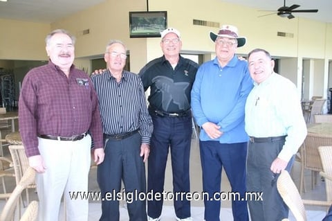 13112010 Antonio Gutiérrez, Ignacio Pámanes, Jorge Endery, Manolo Vázquez e Ignacio Aguirre.