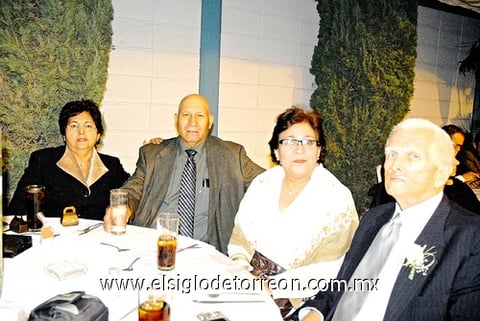29112010 María Elena y Eladio Arredondo, Graciela de De la Parra y Alfredo de la Parra.