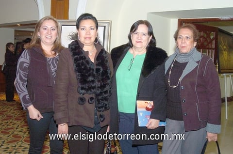05122010 Ana María de la Mora, Lupita Riojas, Luz María Villa y Lucy Rodríguez.