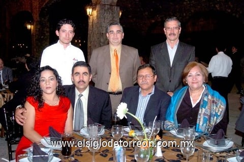 06122010 José Luis Díaz, Víctor Campos, José Berlanga, Ernesto Ayala y Mónica de Ayala, Roberto Castillo y Celia Álvarez de Castillo.