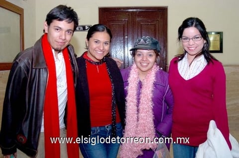 06122010 Ricardo Bugarín, Mar Bravo, Norma Cortés y Araceli Castañeda.