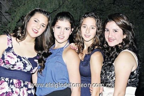 Paola Lugo, Magdalena Rocha, Vanesa Fausto y Marcela García.