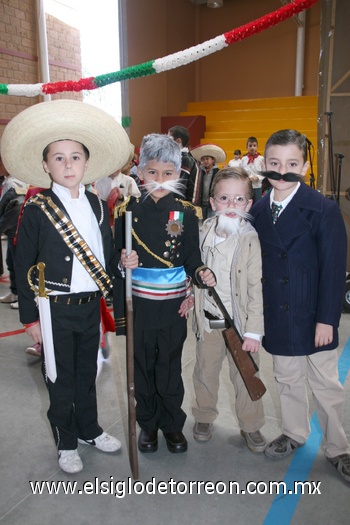 Miguel Ángel, Patricio, Fernando y José.