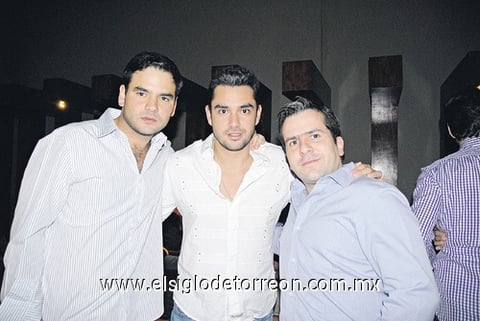 Raúl, Beto y Mario.