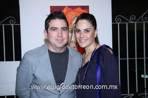 Pepe Sanz y Paola Rascón.