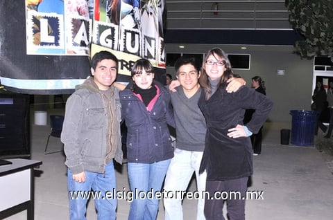Alberto López, Marysol Sánchez, Imanuel Muñoz y Karla Rodríguez.