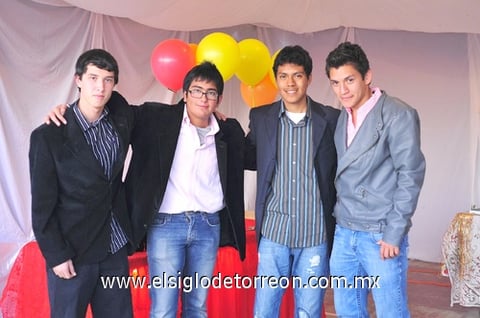 07122010 Paco, Víctor, Barik y Óscar.