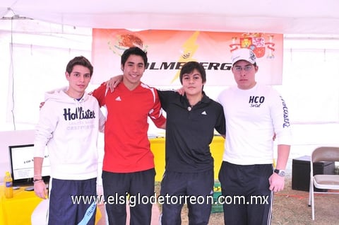 07122010 Carlos González, Adrián Núñez, José Antonio Domínguez y Carlos Robles.