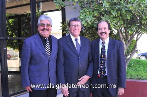 09122010 Javier Calderón Castillo, Alejandro Sanz Cortinas y José María Beltrán del Río.