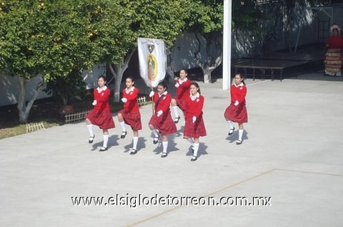 12122010 Escolta con el estandarte de la Virgen de Nuestra Señora de Guadalupe.