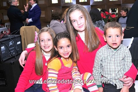 Bárbara, Ana Paula, Mary Sofi y Francisco.