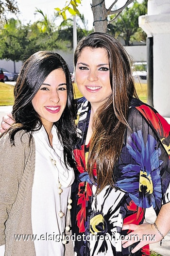 Lucía Dueñes y Lucía Moncholi.