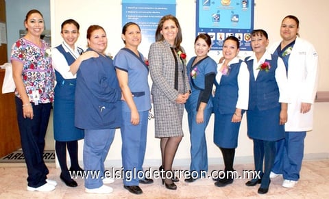 09012011 Barajas, Norma Sandoval, Sandra García, Teresa Hernández, Isabel Torres, Nidia Hinojo, Elizabeth Rodríguez, María Solís y Laura López.