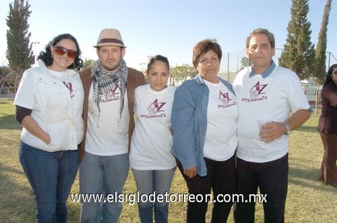 14012011  Villarreal, Alan Calderón, Zaira Perezverti, Martha Vázquez y Enrique Perezverti.