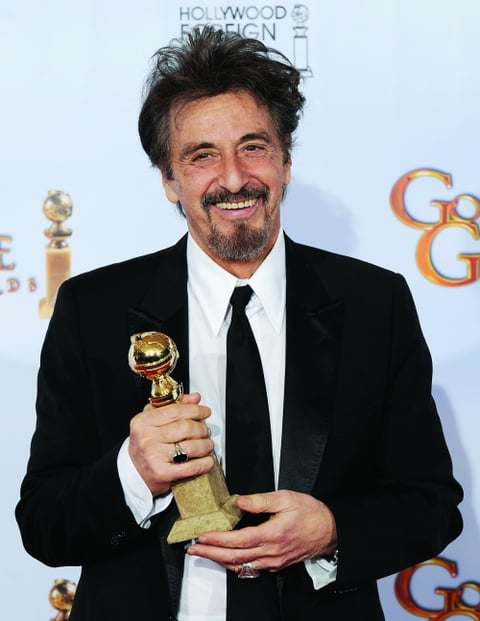 Al Pacino. Se llevó un Globo de Oro gracias a su trabajo en You Don’t Know Jack; obtuvo el galardón de mejor actor de miniserie o película.