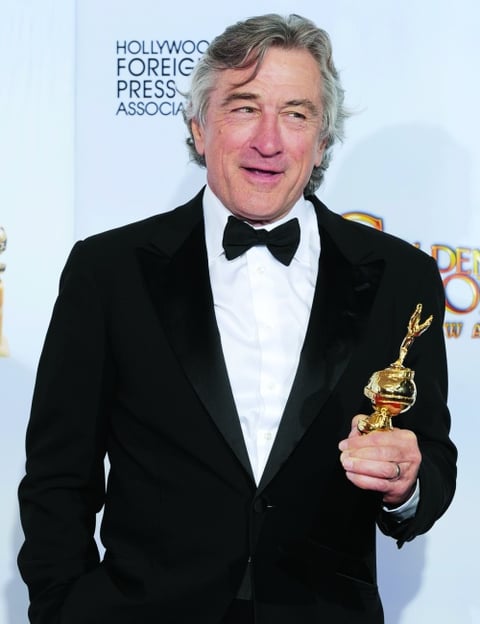 Homenaje. El actor Rober de Niro, de 67 años, fue reconocido por su contribución a la industria del espectáculo. El actor recibió el premio Cecil B. DeMille en la ceremonia organizada por la Asociación de Prensa Extranjera de Hollywood.