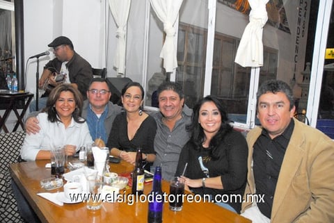 23012011  Meléndez, Liliana Reza, Alberto Corral, Cecilia Pereyra, Héctor Rodríguez y Claudia Ramírez.