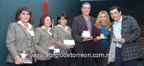 31012011 Juárez Gómez, María Altagracia Zúñiga, María Inés Moreno, Armando Ovalle, Ivonne Villalobos y Sergio Rodríguez.