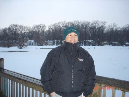 Juan Pablo Ávila, en Woodhaven Lakes, Chicago.