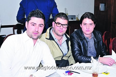 Luis, Javier y Ricardo.