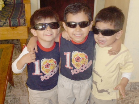 Los tres García.
