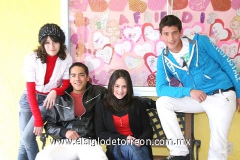 18022011 Argate Alcalá, Ricardo Mesta, Kathia Muñoz y Marcos Muñoz.
