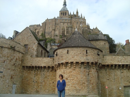 Monte San Michel, Paris Maria Luisa Soltero.  Fotografía enviada por Feris.