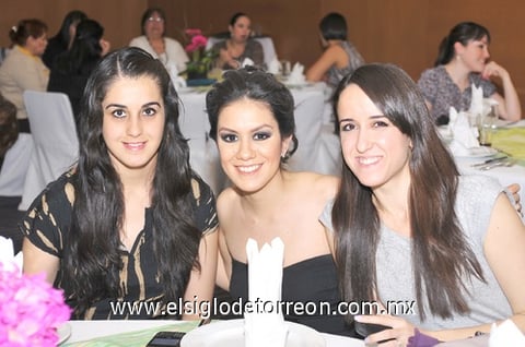 Sandra López, Ana Isabel Urquizo y Sofía Quintanar.